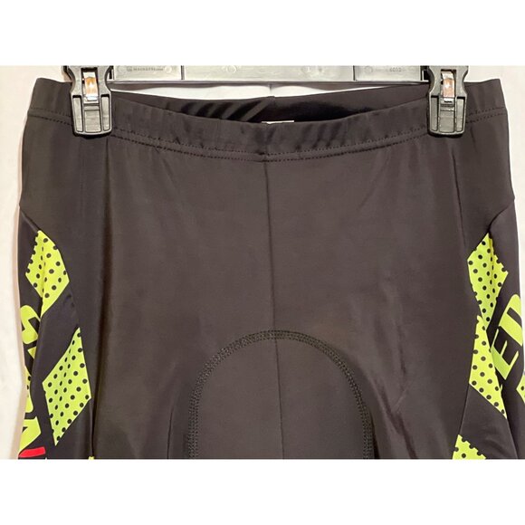 Sponeed Mens Cycling Shorts XL Padded MTB & Road Bike Short Pants Black & Green - Picture 3 of 9
